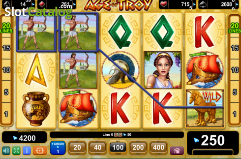 Скрин8. Age of Troy слот