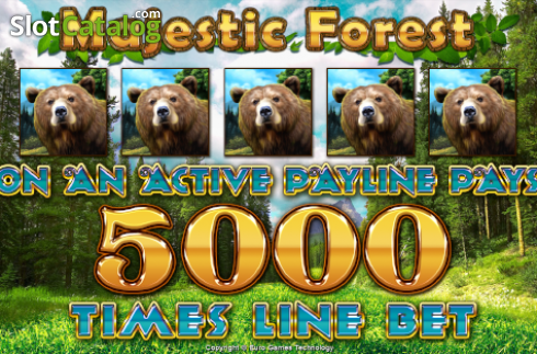 Скрин2. Majestic Forest слот