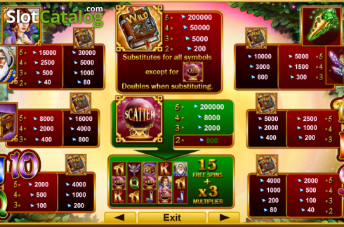 Скрин2. Book of Magic (Amusnet Interactive) слот