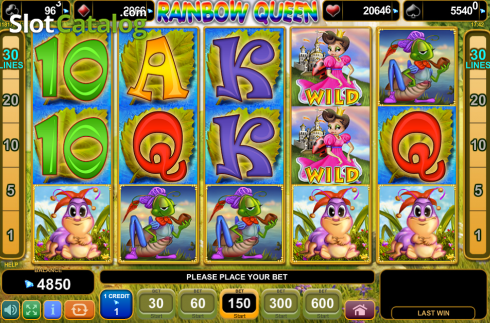 Скрин7. Rainbow Queen слот