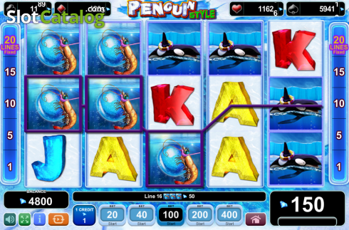 Скрин8. Penguin Style слот