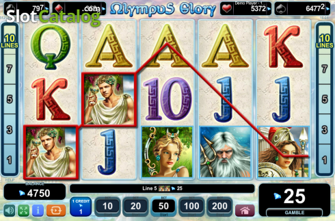Скрин8. Olympus Glory (Amusnet) слот