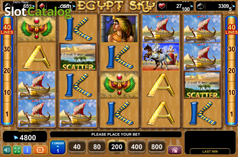 Скрин7. Egypt Sky слот