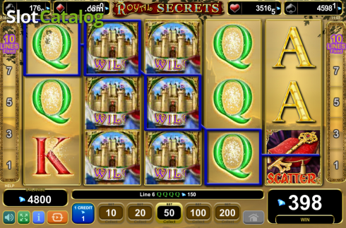 Скрин7. Royal Secrets (Amusnet) слот
