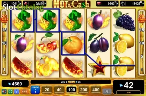 Скрин5. Hot & Cash слот