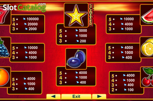 Скрин2. 5 Dazzling Hot (Amusnet) слот