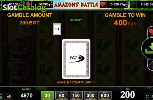 Скрин5. Amazons' Battle (Amusnet) слот