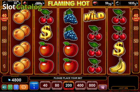 Скрин6. Flaming Hot (Amusnet) слот