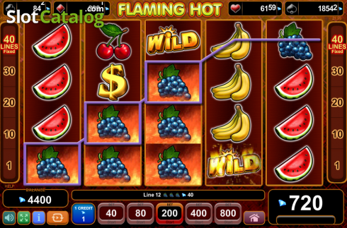 Скрин7. Flaming Hot (Amusnet) слот