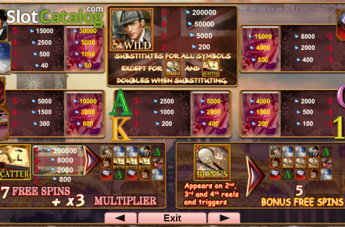 Скрин3. The Secrets of London слот