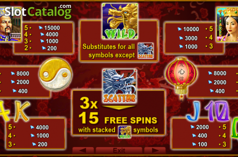 Скрин2. 2 Dragons слот
