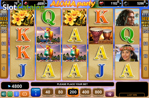 Скрин7. Aloha Party слот