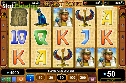 Скрин8. The Great Egypt слот