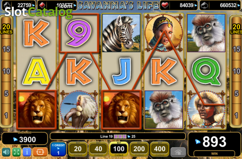 Скрин8. Savanna's Life слот