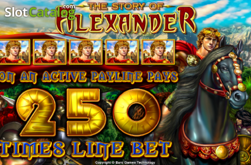 Скрин2. The Story of Alexander слот