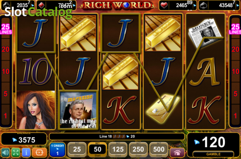 Скрин9. Rich World слот