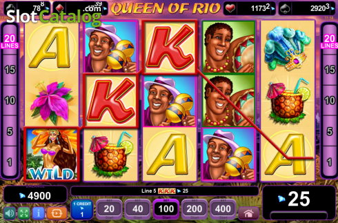 Скрин8. Queen of Rio слот