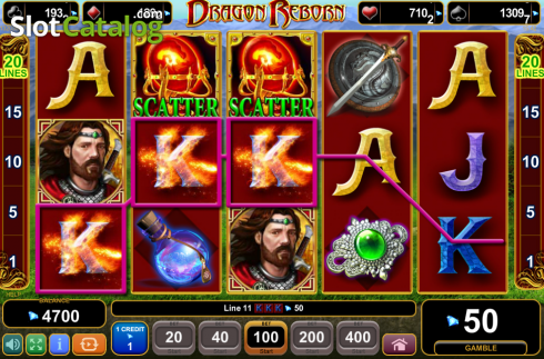 Скрин8. Dragon Reborn (Amusnet) слот