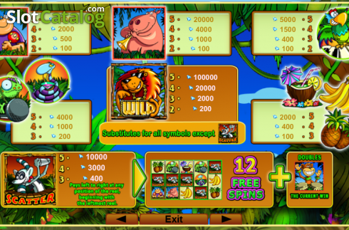 Скрин2. Jungle Adventure (Amusnet Interactive) слот