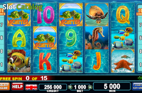 Скрин3. Coral Island слот