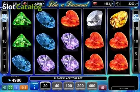 Скрин2. Like a Diamond слот