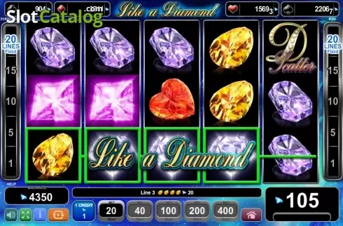 Скрин6. Like a Diamond слот