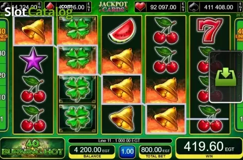 Скрин3. 40 Burning Hot (Amusnet) слот
