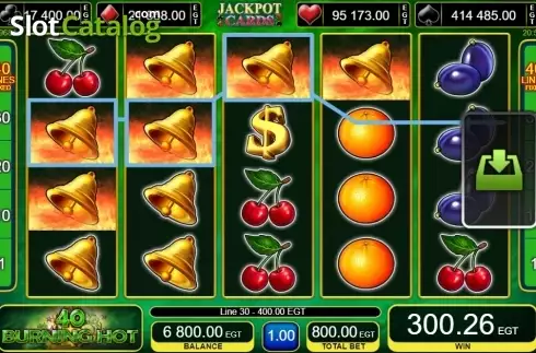 Скрин4. 40 Burning Hot (Amusnet) слот