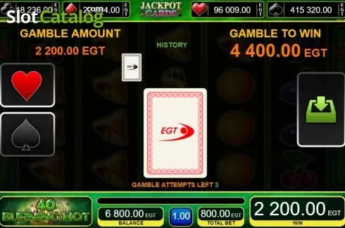Скрин5. 40 Burning Hot (Amusnet) слот