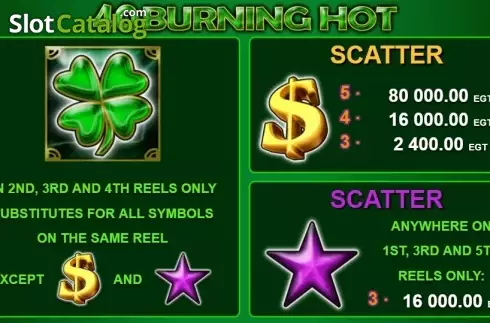 Скрин6. 40 Burning Hot (Amusnet) слот
