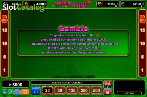 Скрин4. Dice High слот