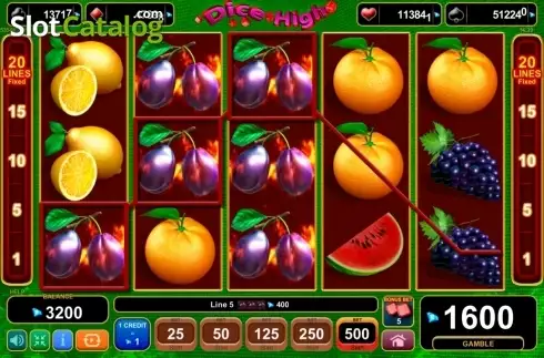 Скрин8. Dice High слот