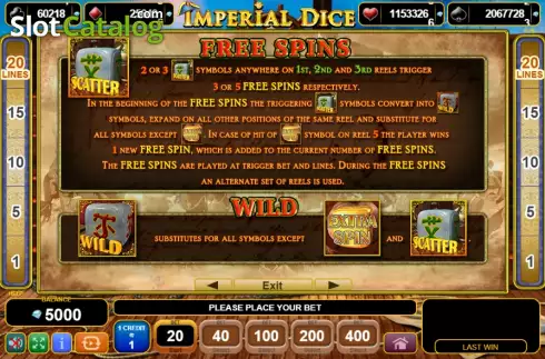 Скрин7. Imperial Dice слот