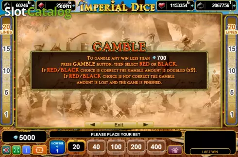 Скрин8. Imperial Dice слот