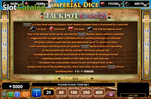 Скрин9. Imperial Dice слот