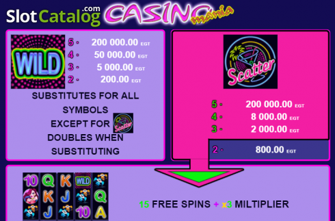 Скрин5. Casino Mania слот