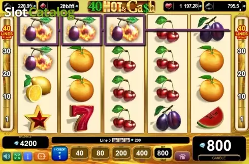 Скрин3. 40 Hot and Cash слот