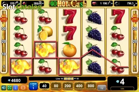 Скрин4. 40 Hot and Cash слот