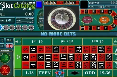 Скрин2. European Roulette (Amusnet Interactive) слот