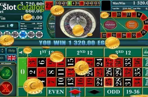 Скрин3. European Roulette (Amusnet Interactive) слот