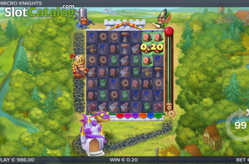 Скрин3. Micro Knights слот