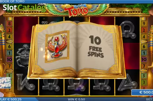 Скрин6. Book of Toro слот