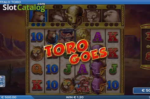 Скрин9. Buffalo Toro слот