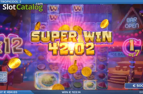 Скрин8. Tropicool 2 слот