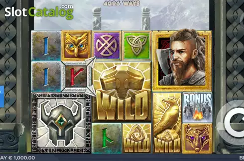 Скрин2. Valhall Gold слот