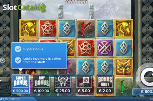 Скрин5. Valhall Gold слот