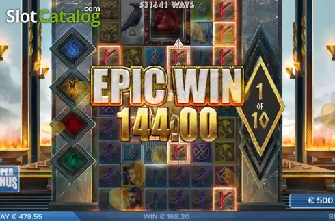 Скрин8. Valhall Gold слот