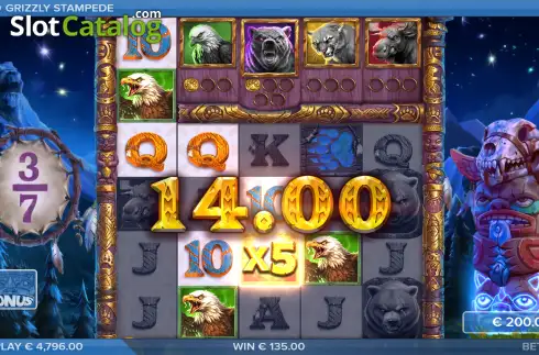 Скрин3. Grizzly Stampede слот