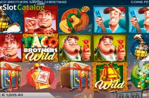 Скрин5. Taco Brothers Saving Christmas слот