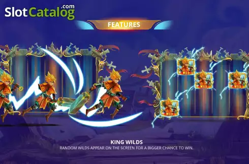 Скрин8. Sword King слот